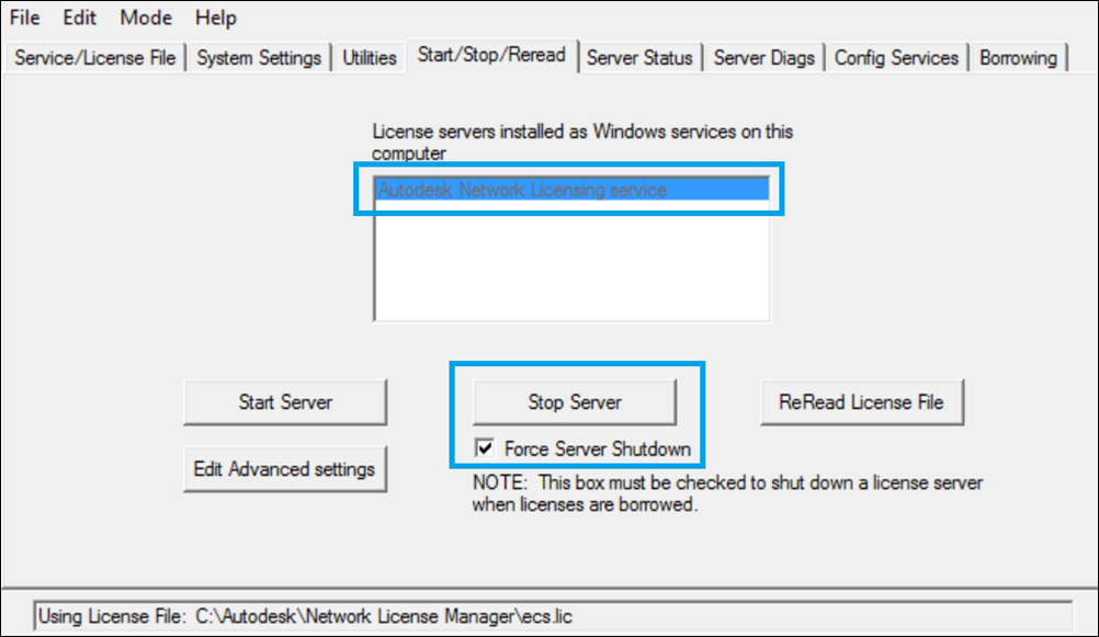 Stop running Services